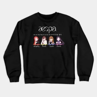Aespa K pop Sweatshirt Next Level — Red Deluxe Ver.