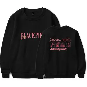 Black Pink K pop Sweatshirt BLACKPINK — Purple Premium Ver.