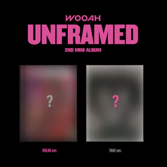 Official Album WOOAH 2nd Mini Album UNFRAMED 2CD Full Set