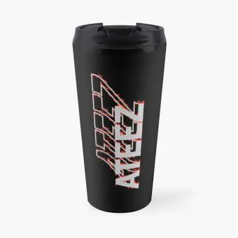 Ateez Insulated Tumbler GLITCH — Gold Retro Ver.