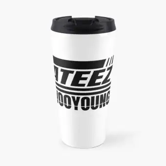 كوب حافظ Ateez — إصدار 4 إصدار "Ateez Travel Mug" — Ateez Black Edition