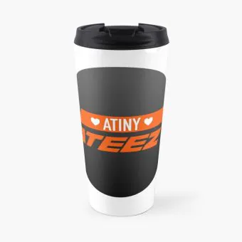 كوب حافظ Ateez — إصدار 4 إصدار "Ateez Travel Mug" — Ateez Black Edition