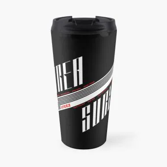 كوب حافظ Ateez — إصدار 4 إصدار "Ateez Travel Mug" — Ateez Black Edition