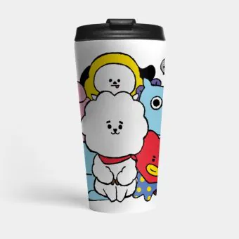 Bt21 Insulated Tumbler v4 — Black Fan Item Ver.