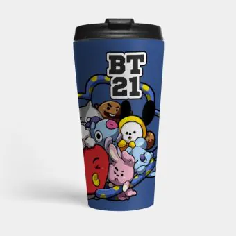 Bt21 Insulated Tumbler v4 — Silver Casual Ver.