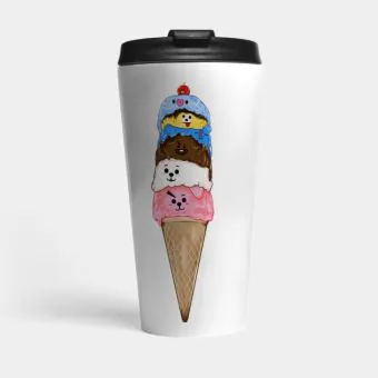 Bt21 Insulated Tumbler v4 — Black Classic Edition