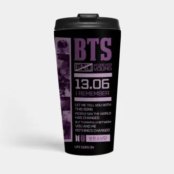 كوب حافظ Bts — إصدار 4 إصدار "BTS" — Bts Black Edition