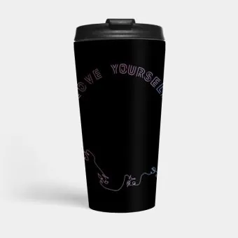 Bts Insulated Tumbler v4 — Purple Stylish Ver.