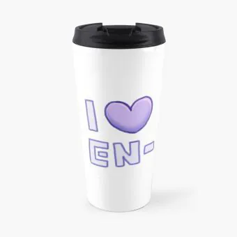 كوب حافظ Enhypen — إصدار 4 إصدار "ENHYPEN" — Enhypen Black Edition