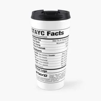 كوب حافظ Stayc — إصدار 4 إصدار "STAYC" — Stayc Black Edition