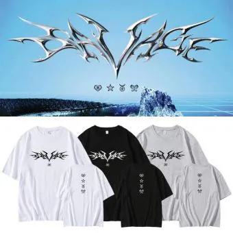 Aespa Unisex Tee Savage — Navy Limited Ver.