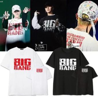 Big Bang K pop T shirt Bigbang — Black Deluxe Ver.