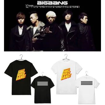 Big Bang Graphic Tee Bang Bang Bang — Beige Stylish Ver.