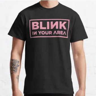 تيشيرت أوفرسايز Black Pink — إصدار "BLINK" — Black Pink Limited Edition