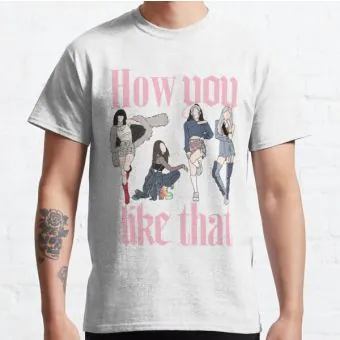 Black Pink K pop T shirt Blackpink — Purple Premium Ver.