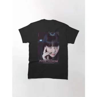 Black Pink Oversized Tee BLACKPINK — Navy Retro Ver.