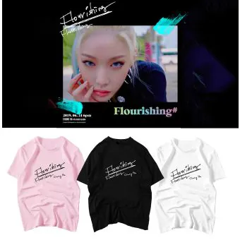 تيشيرت كيبوب Chung Ha — إصدار "Flourishing" — Chung Ha Oversized Ver.