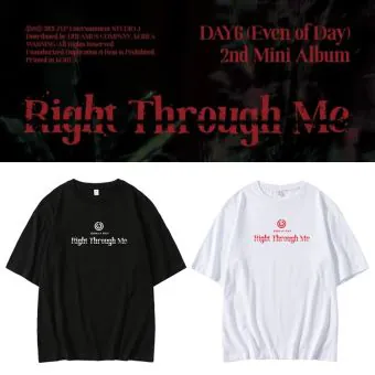 Day6 Graphic Tee Right Through Me — Gold Casual Ver.