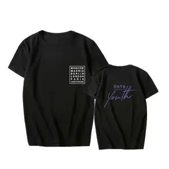 Day6 Unisex Tee Youth — Black Retro Ver.