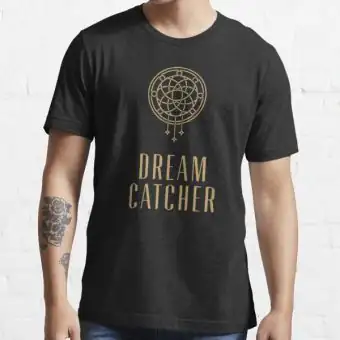 Dreamcatcher K pop T shirt LOGO — Pink Casual Ver.