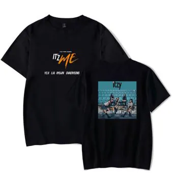 Itzy K pop T shirt IT'Z ME — Pink Classic Ver.