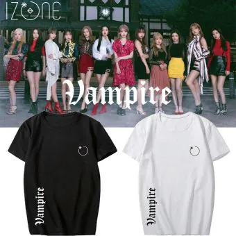 Iz*one Oversized Tee IZONE — Black Retro Ver.