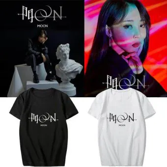 Mamamoo K pop T shirt MOONBYUL — Green Retro Ver.