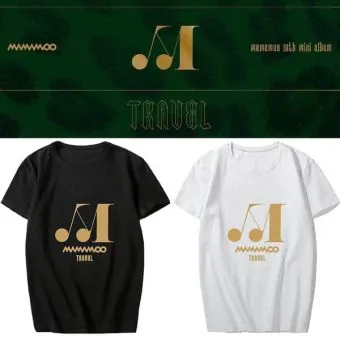 تيشيرت بطباعة Mamamoo — إصدار "Travel" — Mamamoo Limited Edition