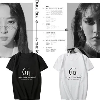 تيشيرت كيبوب Mamamoo — إصدار "Dark Side" — Mamamoo Oversized Ver.