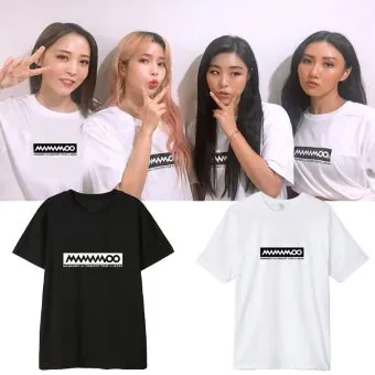 Mamamoo Unisex Tee Signature — Navy Casual Ver.