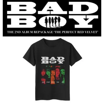 تيشيرت بطباعة Red Velvet — إصدار "BAD BOY" — Red Velvet Limited Edition