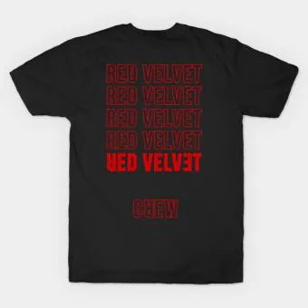 تيشيرت أوفرسايز Red Velvet — إصدار "Collective" — Red Velvet Limited Edition