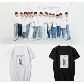 Seventeen K pop T shirt Anniversary — Black Edition