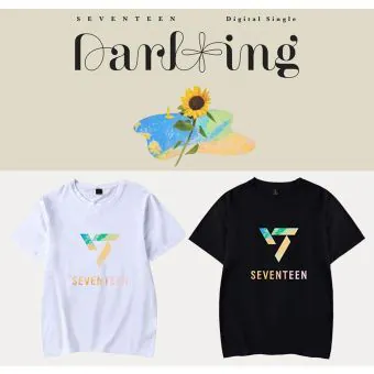 تيشيرت بطباعة Seventeen — إصدار "LOGO" — Seventeen Oversized Ver.