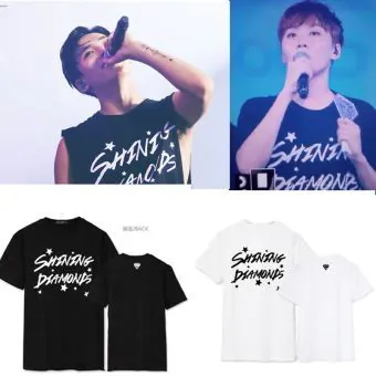 Seventeen Graphic Tee SHINING DIAMOND — Pink Collectible Ver.