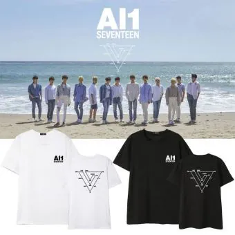 تيشيرت بطباعة Seventeen — إصدار "Collective" — Seventeen Oversized Ver.