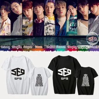 تيشيرت Sf9 — إصدار "SF9" — Sf9 Casual Ver.