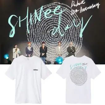 تيشيرت كيبوب Shinee — إصدار "Anniversary" — Shinee Oversized Ver.