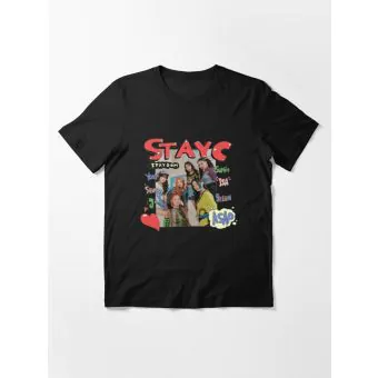 Stayc K pop T shirt — Black Collectible Ver.
