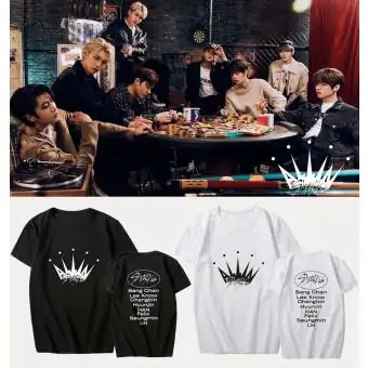 Stray Kids T shirt ALL IN — Blue Limited Ver.