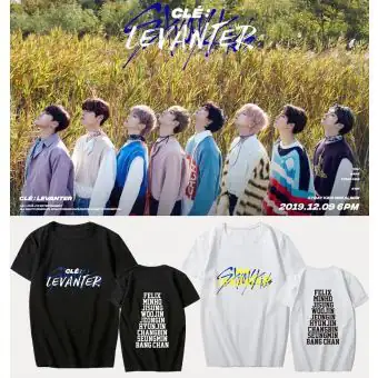 Stray Kids T shirt Levanter — Navy Collectible Ver.