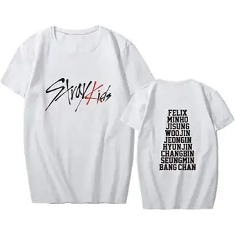 Stray Kids Graphic Tee LOGO — Purple Limited Ver.