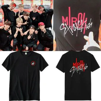 Stray Kids Oversized Tee MIROH — Silver Limited Ver.
