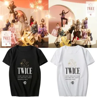 Twice Graphic Tee — Pink Premium Ver.