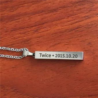 Twice Pendant Necklace — Purple Premium Ver.