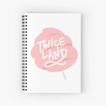 Twice Spiral Notebook land — Black Collectible Ver.