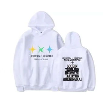 هودي أوفرسايز Txt — إصدار "TXT" — Txt Black Hoodie