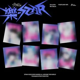 Official Album Stray Kids Mini Album 樂STAR POSTCARD VER Random Ver