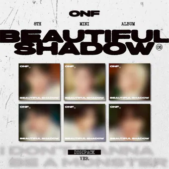 البوم اصلي النسخة العشوائية ONF 8TH BEAUTIFUL SHADOW DIGIPACK