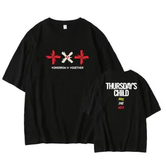 تيشيرت كيبوب Txt — إصدار "TXT" — Txt Oversized Ver.